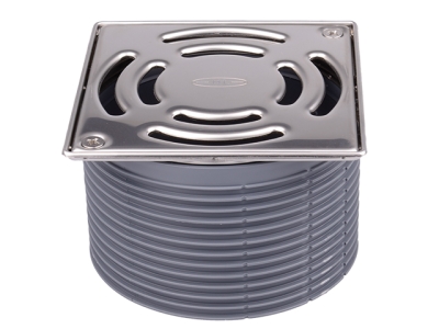 HL 3911 Надставной элемент 145х145 мм с решеткой 138х138 мм без сифона, с отверстиями под винты