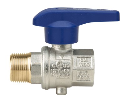 Rubinetterie Bresciane Латунный дисковый затвор 1x1 PN16 вн/нар резьба американка(с возможностью фиксации положений)