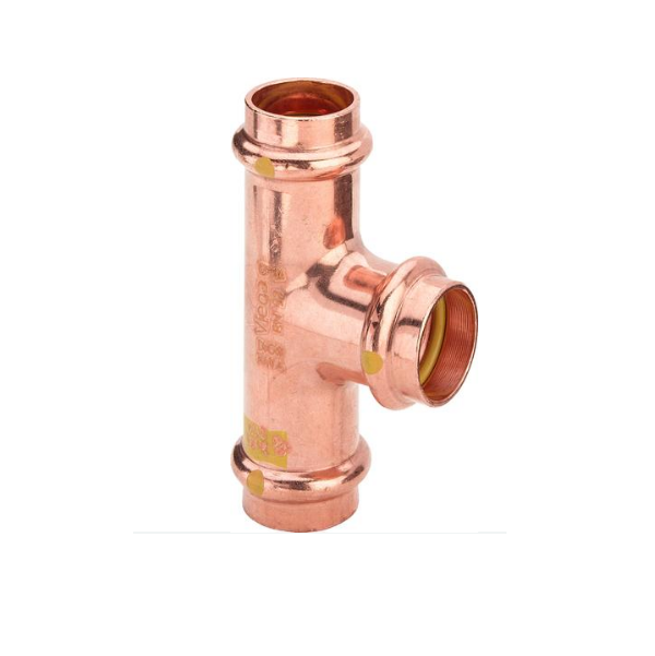 Viega Тройник пресс 35x22x35 медь G  