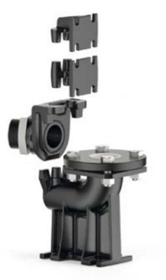 PEDROLLO Oпорное колено вертикальное VX/35-ST/MF