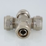 Valtec Крестовина обжимная 20  