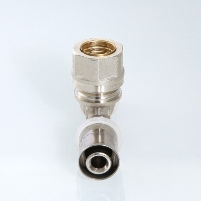 Valtec Тройник пресс 20x16мм с переходом на обжим 15мм  