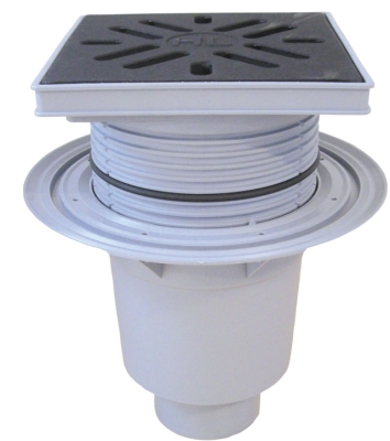 HL 616/5 Дворовый трап (верт. выпуск DN160) макс. нагрузка 5-7 тонн