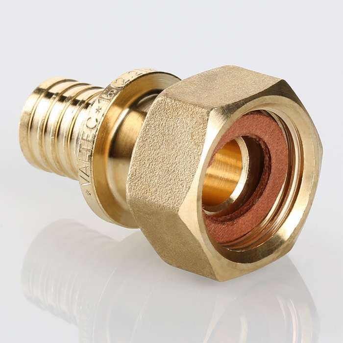 Valtec VTm.422.BG.002004 Соединитель надвижной с накидной гайкой 20(2,8) х 1/2  