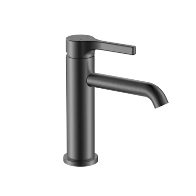 Кран моно WasserZimmer короткий со штутцером ручка крест DK-3312A