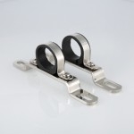 Valtec Пара низких кронштейнов для коллектора из нержавеющей стали 1  