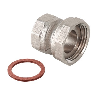 Valtec Полусгон прямой с накидной гайкой ВН, 3/4&quot;х1/2