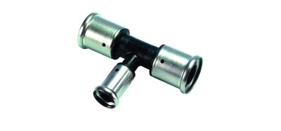 Henco Тройник переходный уменьшенный в центре, ПВДФ пресс, 50x20x50