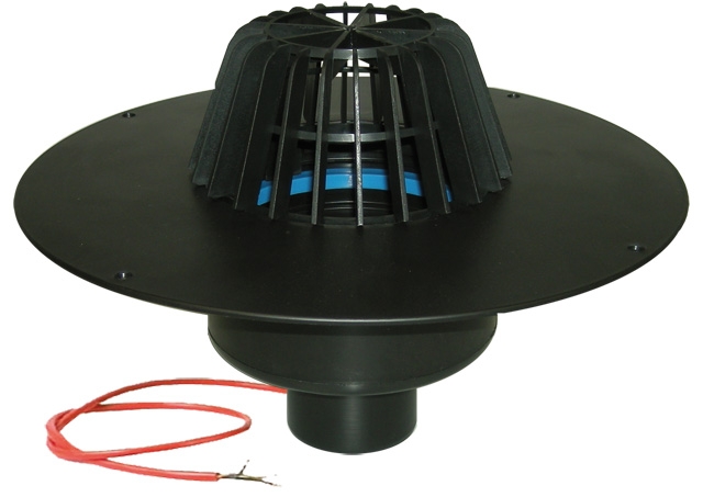 HL 62.1F/2 Кровельная воронка из с электроподогревом для ПП-мембран, DN125  
