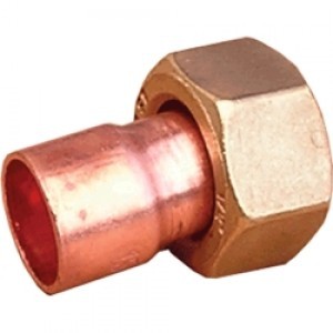 KME Отвод с накидной гайкой 22х1/2