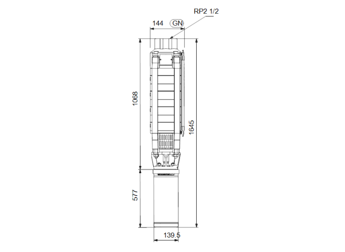 Скважинный насос Grundfos SP 17-13N (380В) SD  