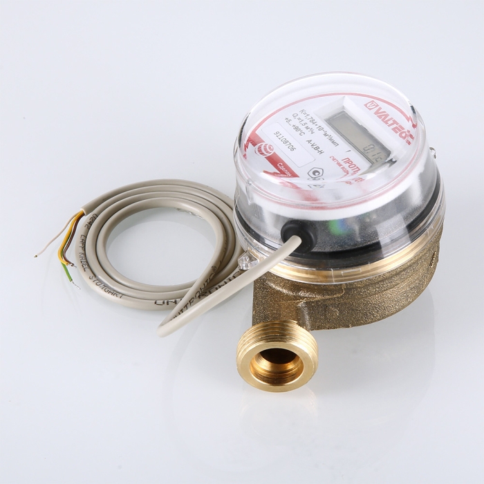 Valtec Водосчетчик унив., квартирный, БЕЗ СГОНОВ до +90^С, 1,5м3, 1/2, 110 мм (NEW)