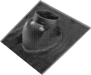 Wolf Дымоход Колпак для наклонной кровли DN125, угол наклона 25° – 45°, основание увеличенн.размера