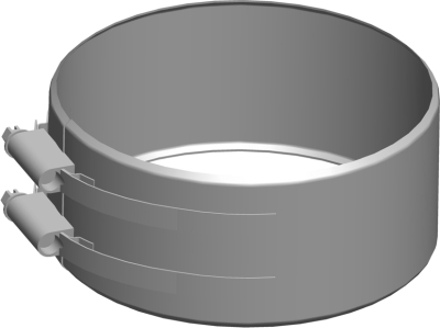 Wolf Дымоход Хомут DN80/125 для дымовой трубы, по фасаду