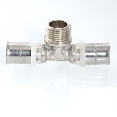 Valtec Тройник пресс с переходом на нар. р. 26х3/4х26  