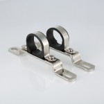 Valtec Пара низких кронштейнов для коллектора из нержавеющей стали 1 1/2  