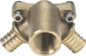 Rehau Проточный настенный угольник 16/16-Rp 1/2 длинный RX  