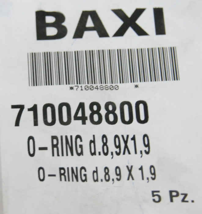   Baxi Уплотнение кольцевое 8,9X1,9  