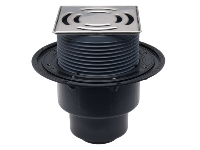 HL 3100 Трап с решеткой КЛИК-КЛАК с вертикальным выпуском DN50/75/110