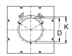 Buderus Пластина с отверстиями SB745 D215 (63029973)