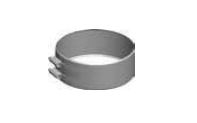 Wolf Дымоход Хомут на трубу DN400, внешний