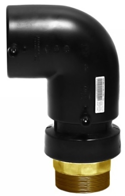 Rehau Эл.-св. угольник 90° с наруж. резьбой из латуни, 50-1 1/4