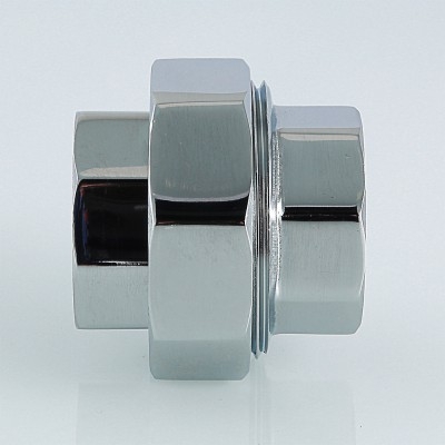 Valtec Муфта разъемная 3/4 вн.-вн. Хром  