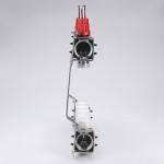 Коллектор Valtec Блок коллекторный из нержавеющей стали с регулирующими клапанами и расходомерами 1, 10 x 3/4, евр  