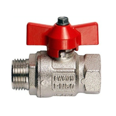 Кран шаровый муфта/резьба Itap полнопроходной бабочка 1 1/4