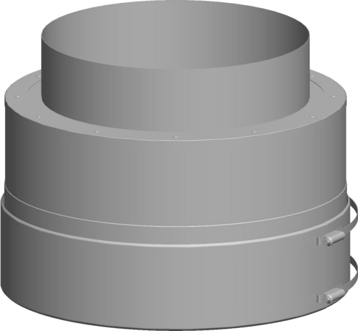 Wolf Дымоход Оголовок DN315/400, для концентрической дымовой трубы, из нержавеющ. стали/полипропилен  