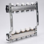 Коллектор Valtec Коллекторный блок из нержавеющей стали с регулирующими и балансировочными клапанами 1, 8 x 3/4, е  