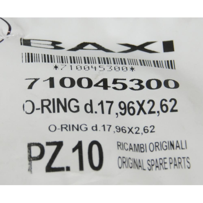   Baxi Уплотнение кольцевое d.17,96X2,62  