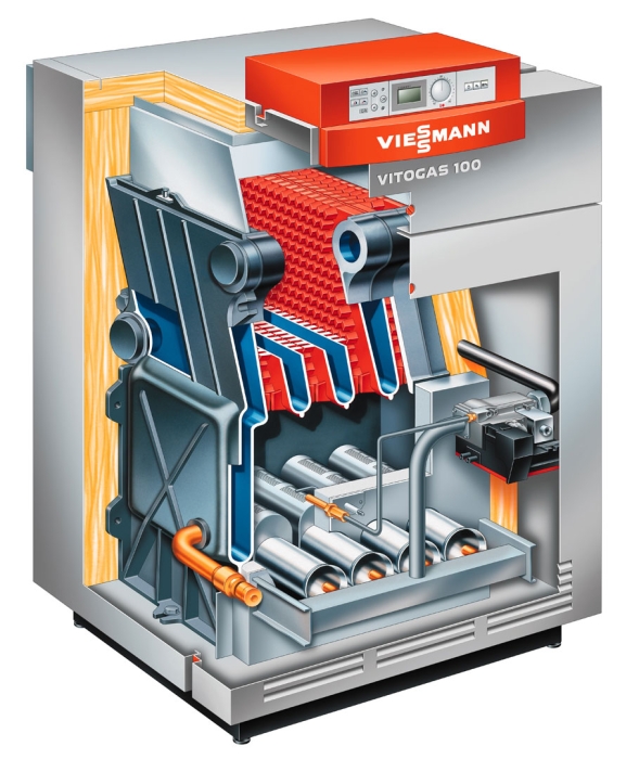 Газовый котел Viessmann Vitogas 100 60 с Vitotronic 200/KO2B  