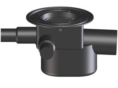 HL 70K Корпус трапа HL70 с обратным клапаном, переходником HL0317.4E и монт. заглушкой