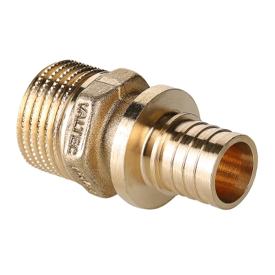 Valtec VTm.401.BG.002505 Соединитель надвижной с переходом на нар.р. 25(3,5) х 3/4