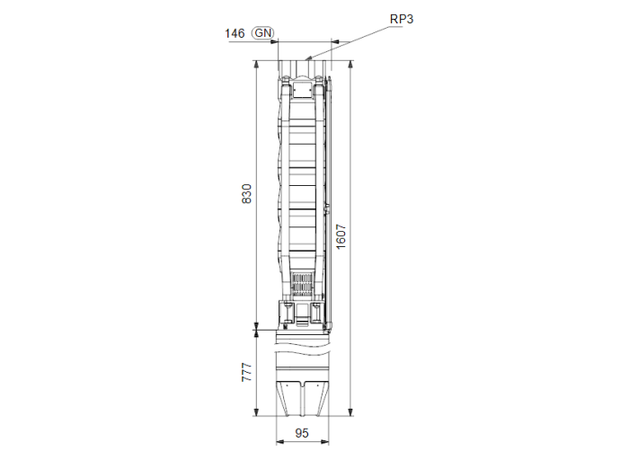 Насосная станция Grundfos SP 46-5 (380В)  