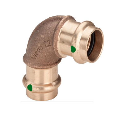 Viega Угол 54 бронза со стопорным кольцом
