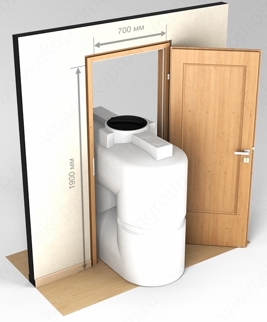 Ёмкость для топлива Экопром S 750л oil  