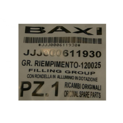 Baxi Кран наполнения системы в сборе (5630180)