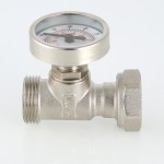 Valtec Тройник с термометром Евроконус  