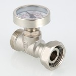 Valtec Тройник с термометром Евроконус  