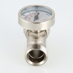 Valtec Тройник с термометром Евроконус  