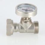 Valtec Тройник с термометром Евроконус  