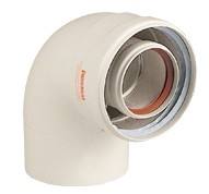 Immergas Колено коаксиальное 90 d=80/125