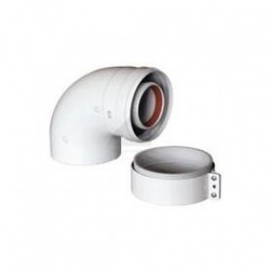 Baxi Коаксиальный отвод 90°, диам. 80/125 мм