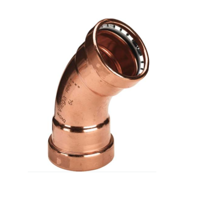 Viega Угол пресс 108 45 медь