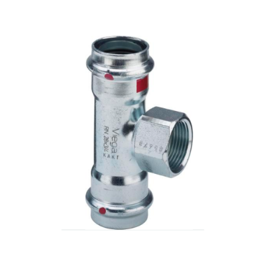 Viega Тройник пресс-В 28х1x28 оцинк.