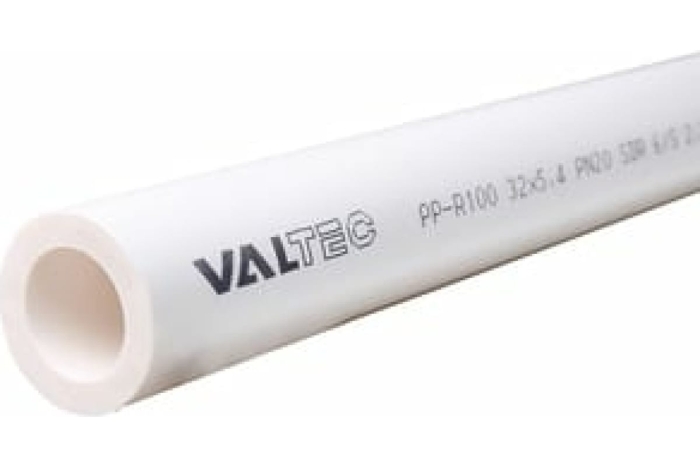 Valtec ТРУБА PP- R, PN 20, 32 MM (белый, по 2м)  