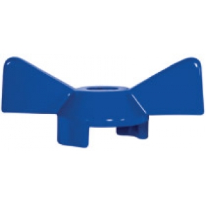 Rubinetterie Bresciane Синяя пластиковая накладка на ручку бабочка крана 1/4-3/8-1/2