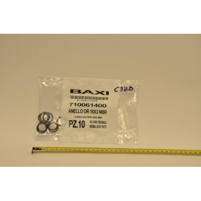   Baxi Уплотнение кольцевое газового патрубка 18 X 3 NBR  